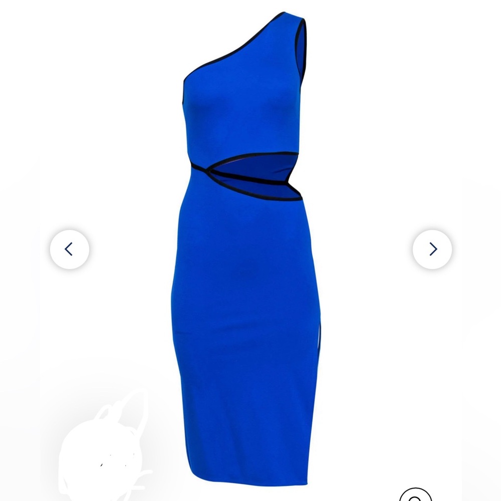 NBD one shoulder cutout dress NWT size S